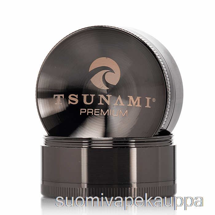 Vape Netistä Tsunami 1,9 Tuuman 4-osainen Upotettu Ylähiomakone Gunmetal (50mm)